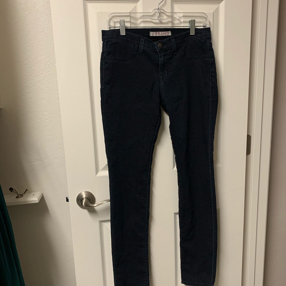 Sz 28 J Brand Skinny stretch jeans, midnight blue